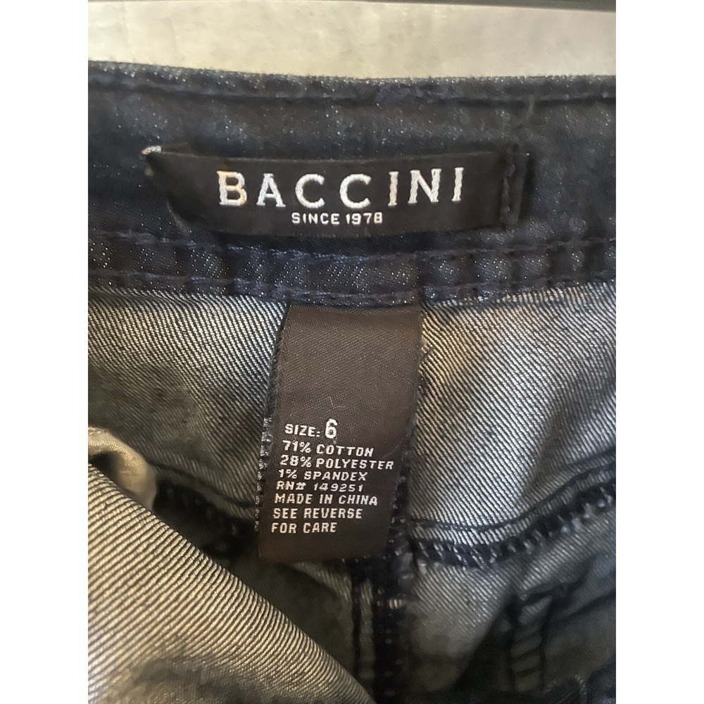 Baccini Skirt Denim Long Sz 6